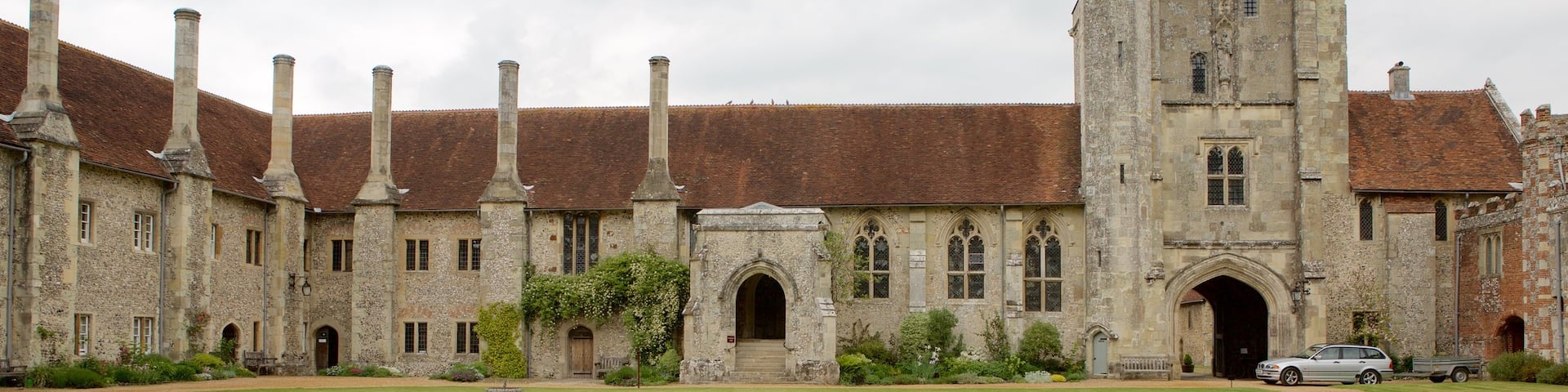 Hospital of St Cross which includes heritage architecture