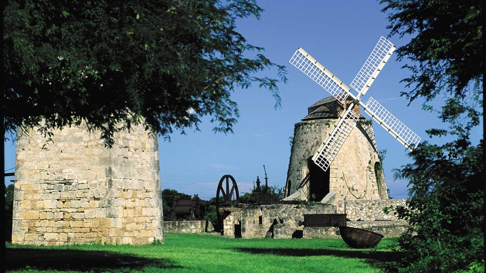 St. Croix Island featuring a windmill
