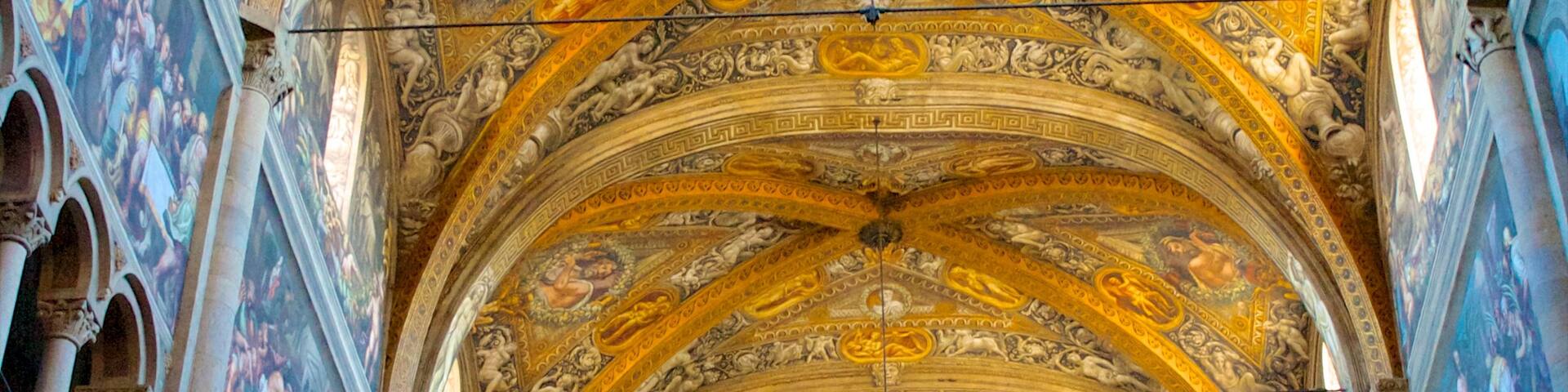 Parma which includes a church or cathedral, heritage architecture and heritage elements