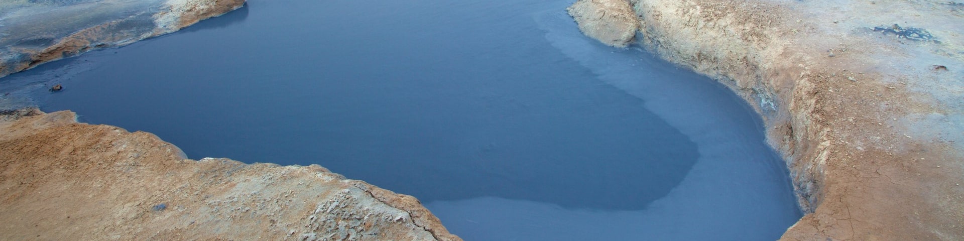 Namafjall showing mist or fog and a hot spring