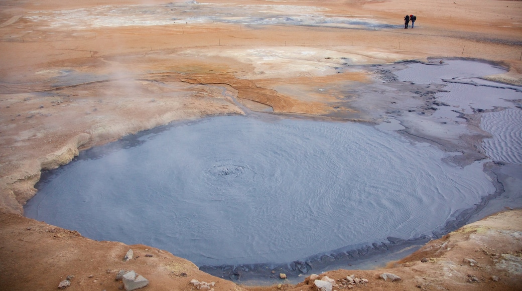 Namafjall featuring a hot spring