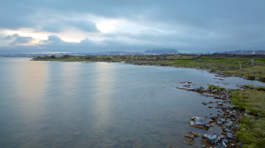 Myvatn mit einem allgemeine Küstenansicht