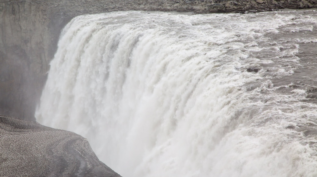 Dettifoss featuring a cascade