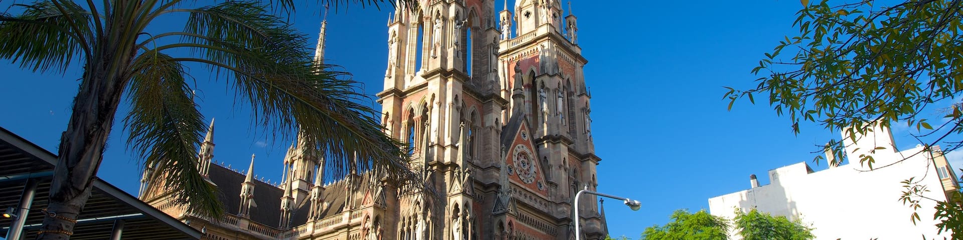 Sagrado Corazon Church showing religious elements, heritage architecture and a church or cathedral