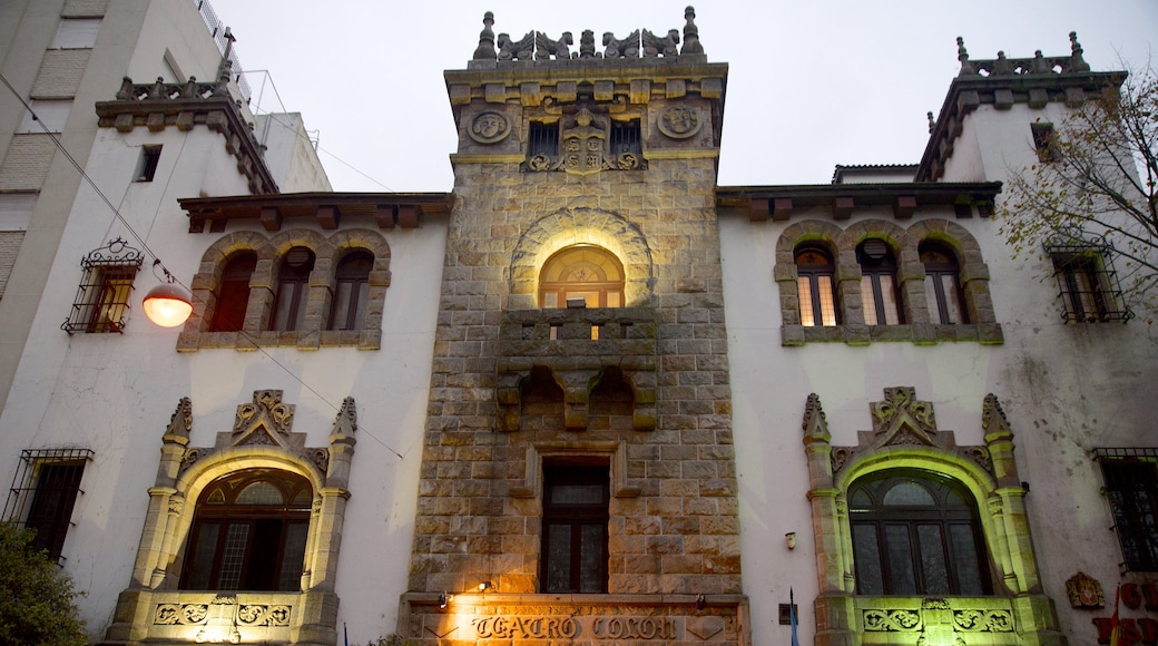 Teatro Colón mostrando arquitetura de patrimônio