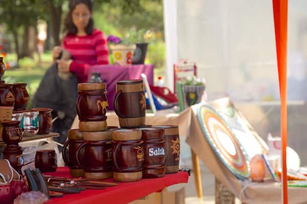 Plaza Guemes mettant en vedette marchés