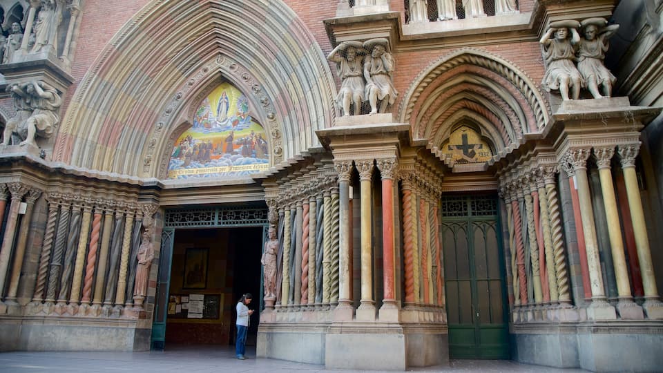 Sagrado Corazon Church featuring religious elements, a church or cathedral and heritage architecture