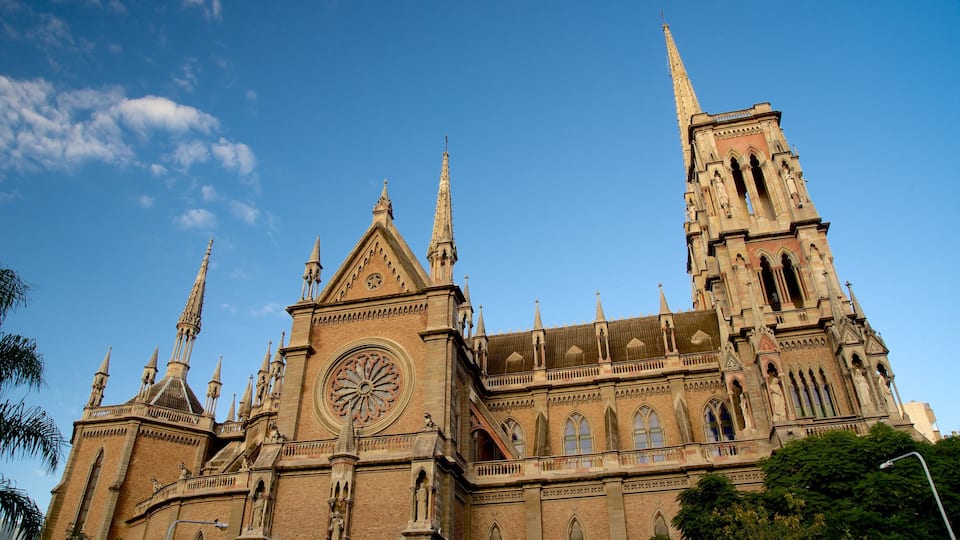Sagrado Corazon Church which includes religious elements, heritage architecture and a church or cathedral