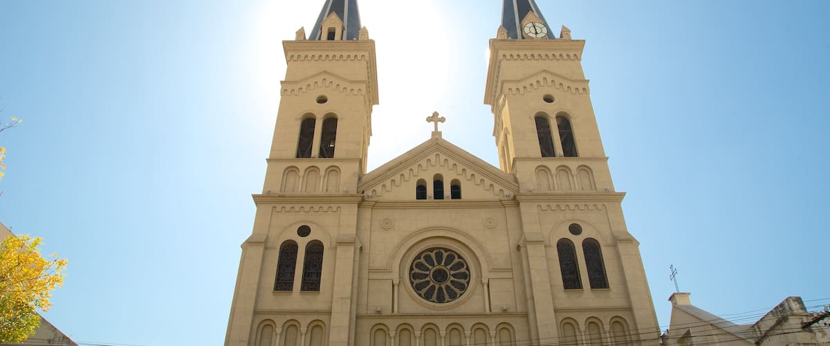 San Alfonso Church showing heritage architecture, a church or cathedral and religious elements