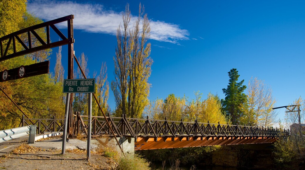 Puerto Madryn que incluye un puente