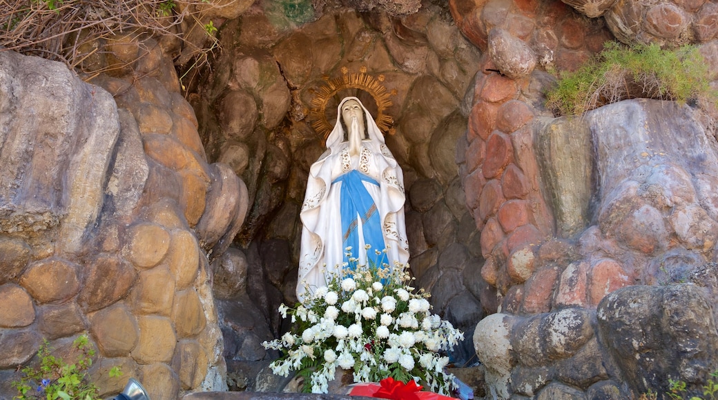 Cathédrale de Cebu montrant statue ou sculpture