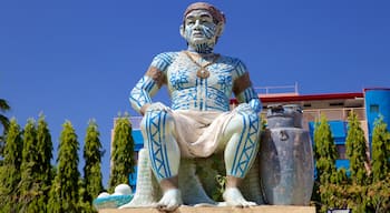 Cebu City mit einem Statue oder Skulptur