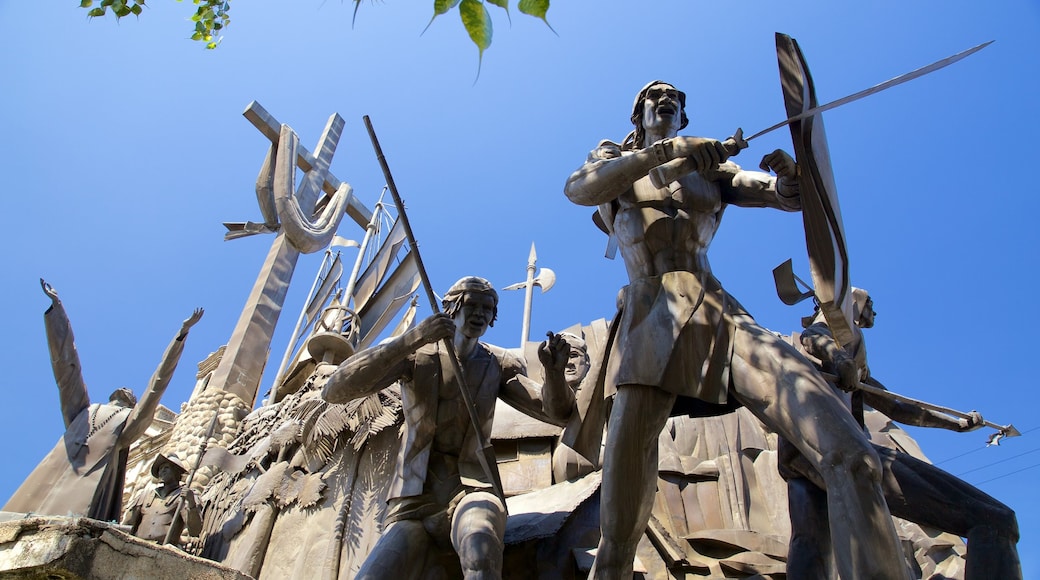 Heritage of Cebu Monument which includes a statue or sculpture