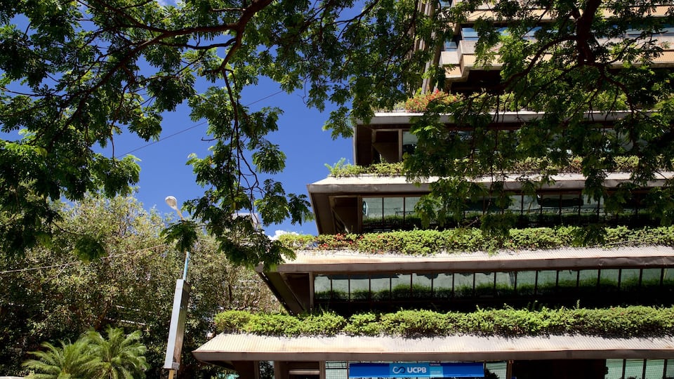 Mandaluyong montrant parc et architecture moderne