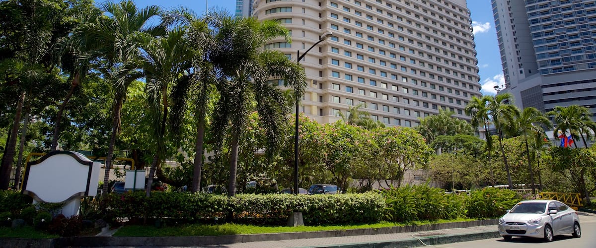 Ortigas Center which includes a city and a park