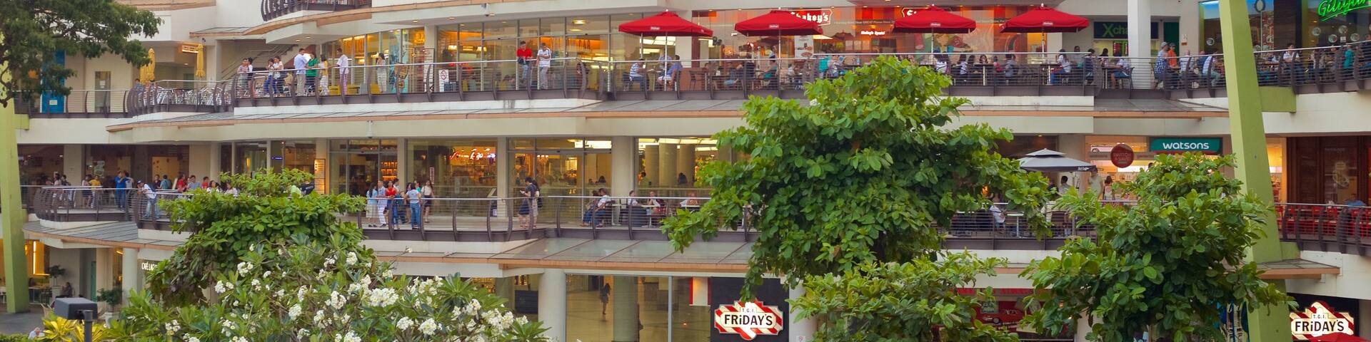 Ayala Center which includes modern architecture