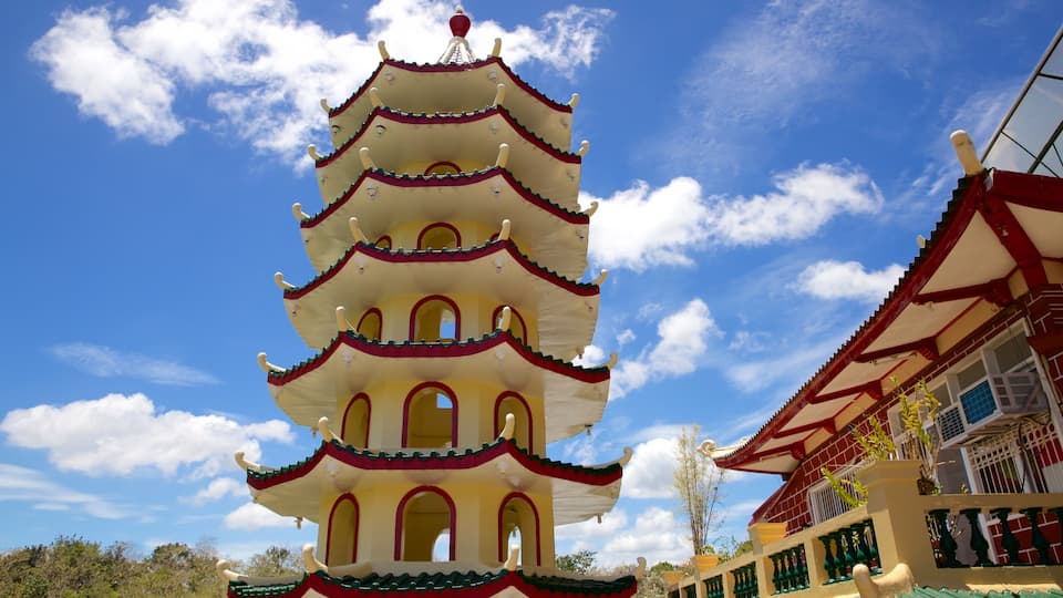 Templo Taoista de Filipinas mostrando elementos religiosos, un templo o sitio de culto y arquitectura patrimonial