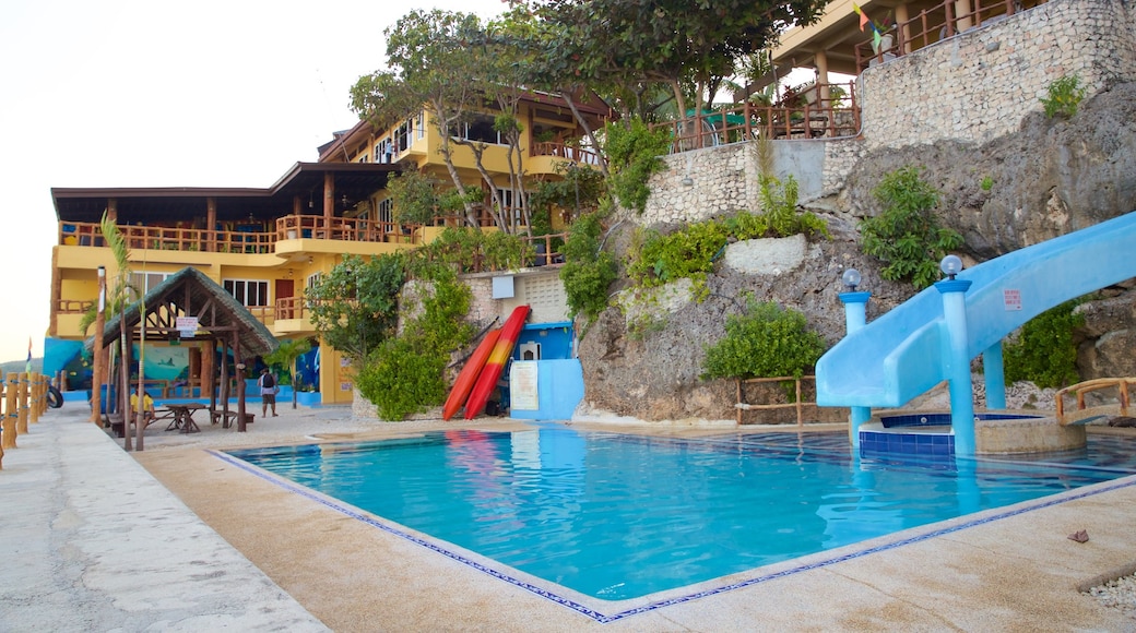 Dalaguete Beach showing a pool