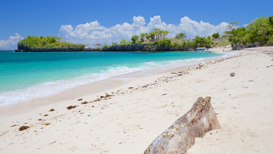 Guimbitayan Beach showing a beach and general coastal views