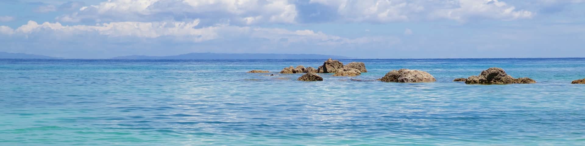 Calumboyan Public Beach featuring general coastal views