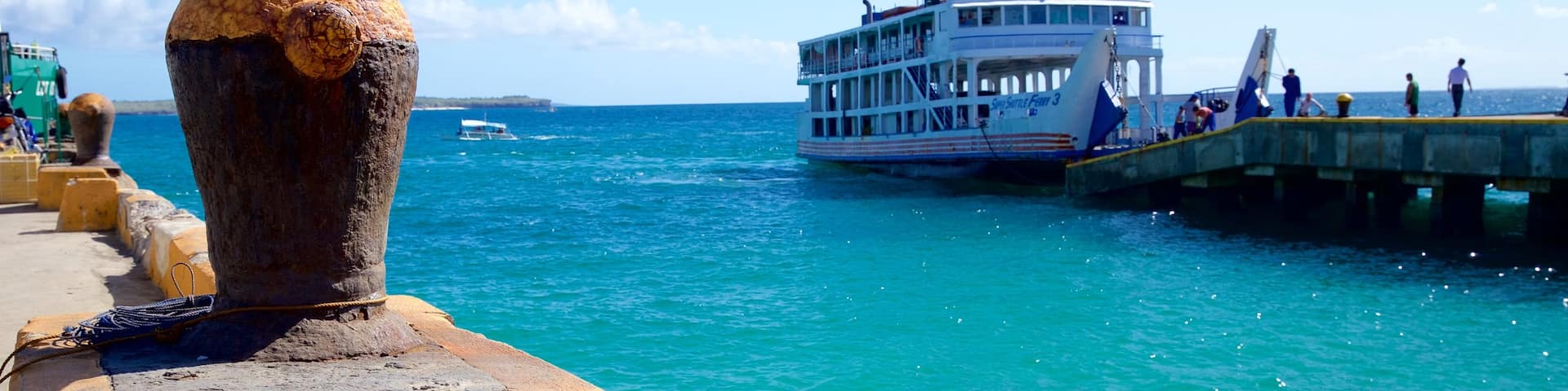 Santa Fe Ferry Terminal featuring general coastal views