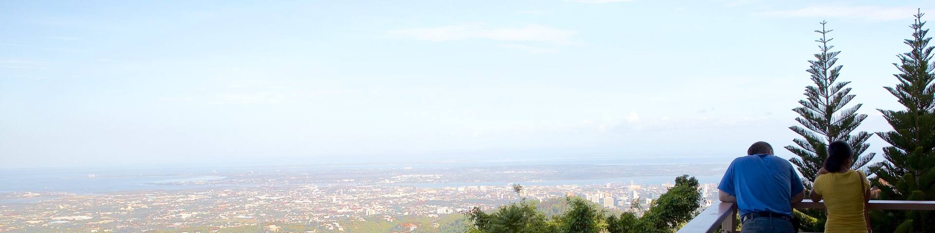 Cebu featuring landscape views and views as well as a couple
