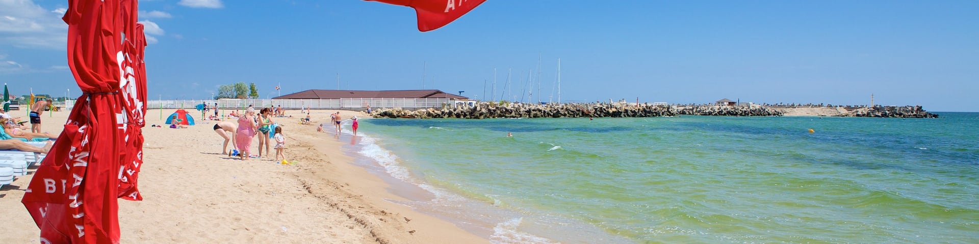 Eforie featuring general coastal views and a sandy beach