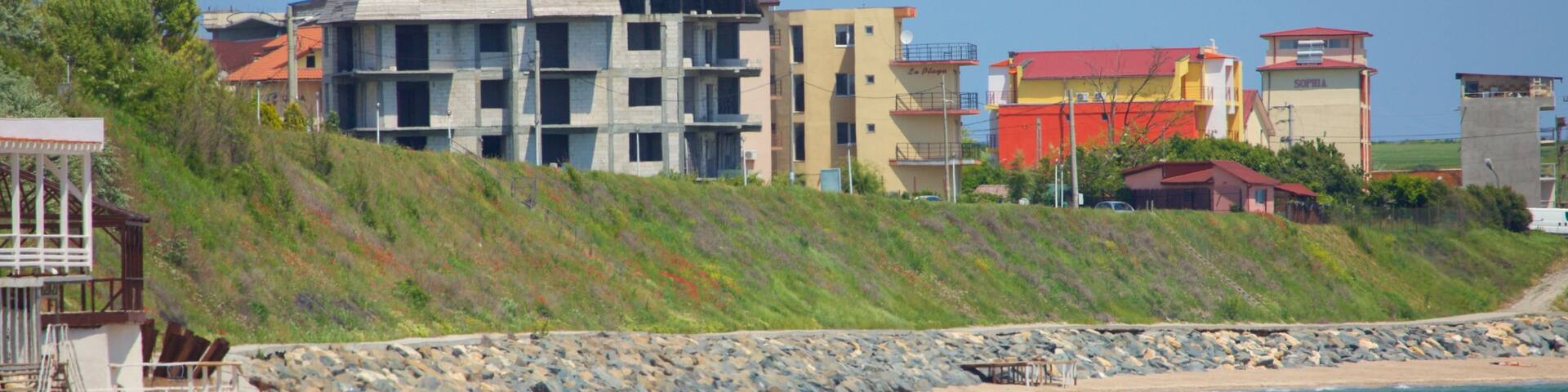Plage de Costinesti qui includes vues littorales et plage