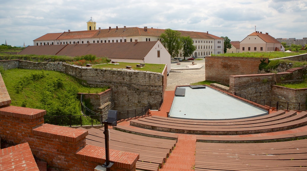 Fortress of Oradea showing theatre scenes