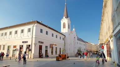 Oradea featuring a sunset