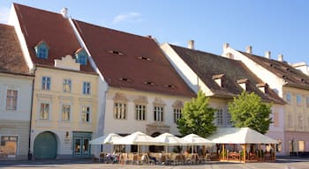 Piaţa Mare mit einem historische Architektur und Platz oder Plaza