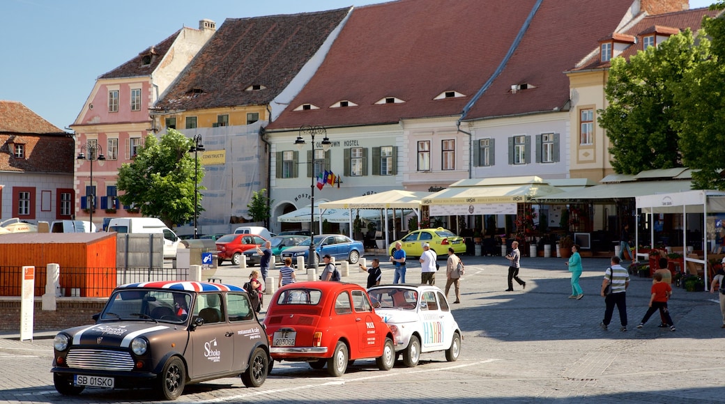 Sibiu mostrando imágenes de calles