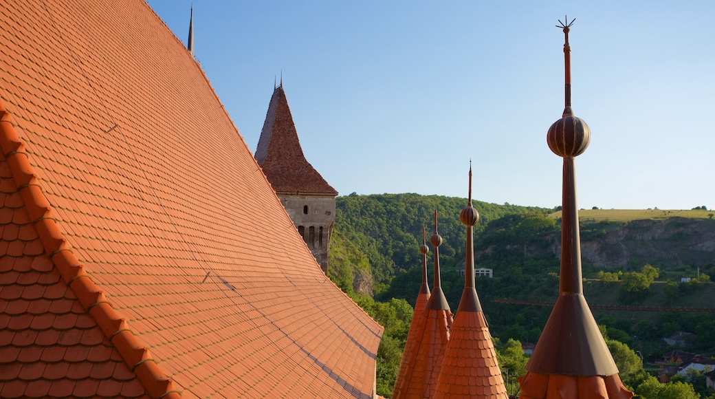 Hunedoara Castle featuring heritage architecture