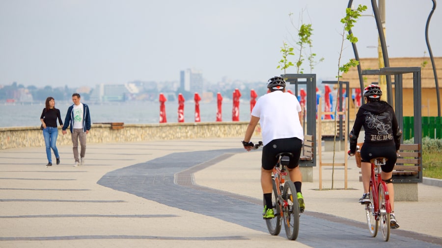 Mamaia Beach toont fietsen