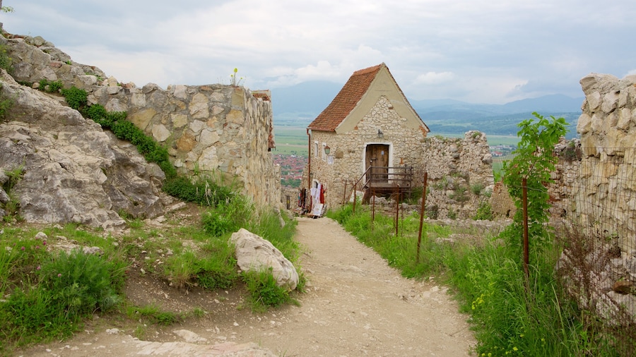 Rasnov Fortress toont een ruïne