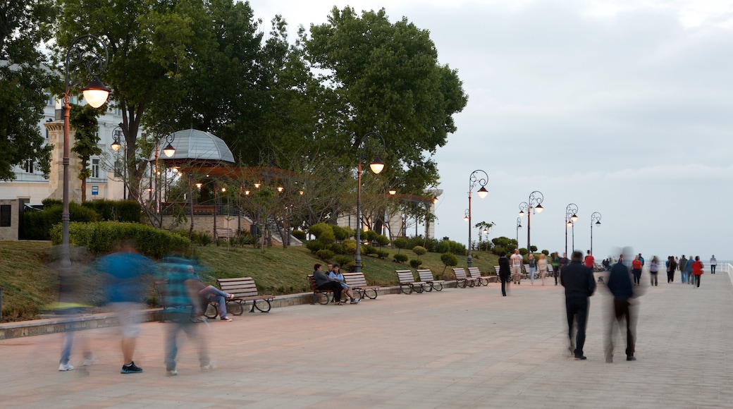 Constanta Casino as well as a small group of people