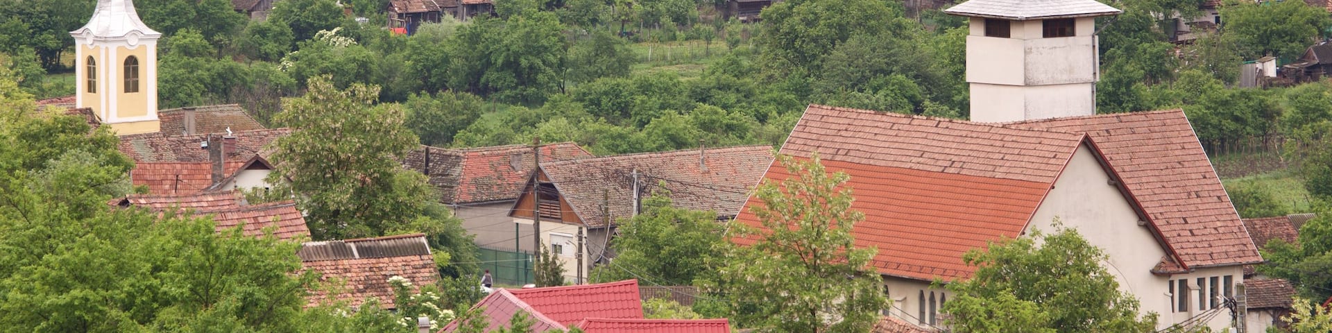 Romania featuring a small town or village
