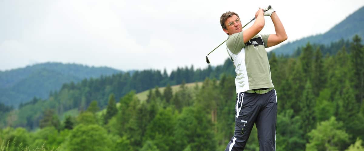 Ellmau featuring golf as well as an individual male
