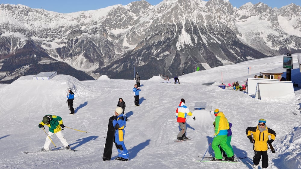 Ellmau qui includes montagnes, neige et ski