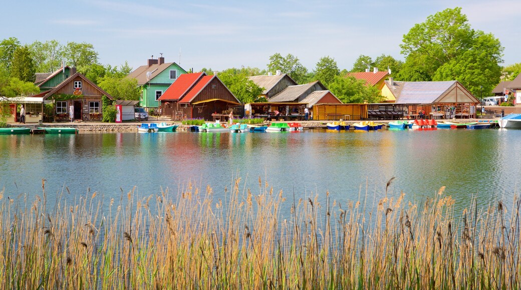 Trakai Island Castle featuring a river or creek