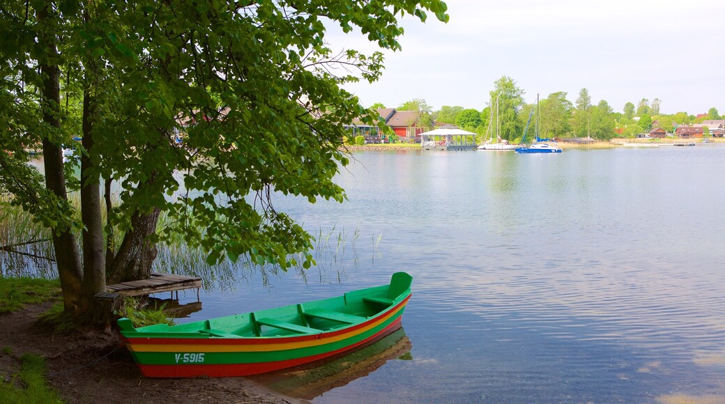 Trakai Island Castle showing a river or creek