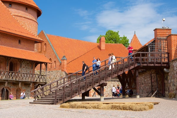 Trakai Island Castle showing a castle