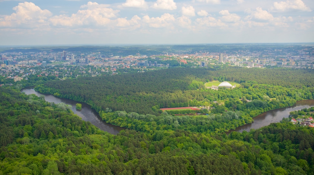 Vilnius TV-tårn som viser landskap