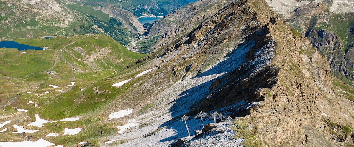 Val-d\'Isère mettant en vedette montagnes