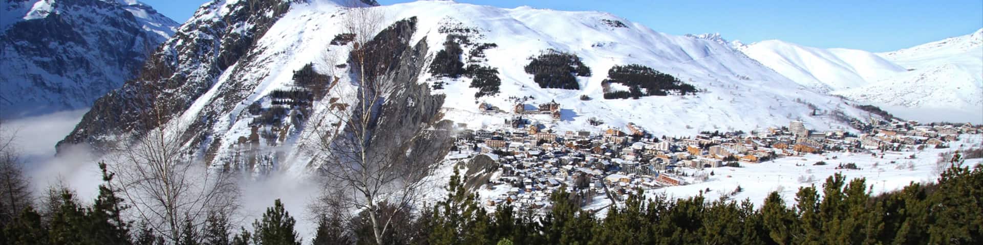 Station de ski Les Deux Alpes qui includes ski, montagnes et neige