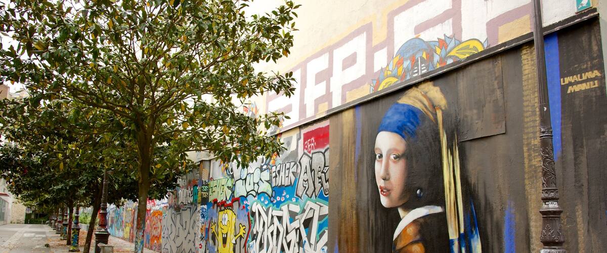 19e arrondissement montrant art en plein air