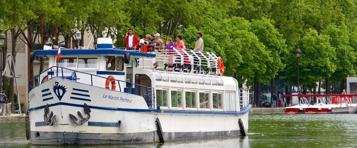 19th Arrondissement which includes a ferry