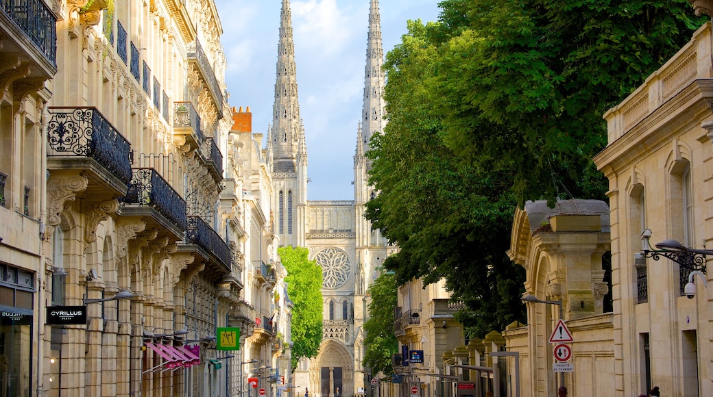 Cathedrale St. Andre featuring heritage architecture