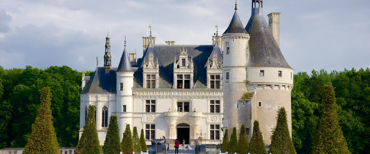 Chateau de Chenonceau mostrando castillo o palacio