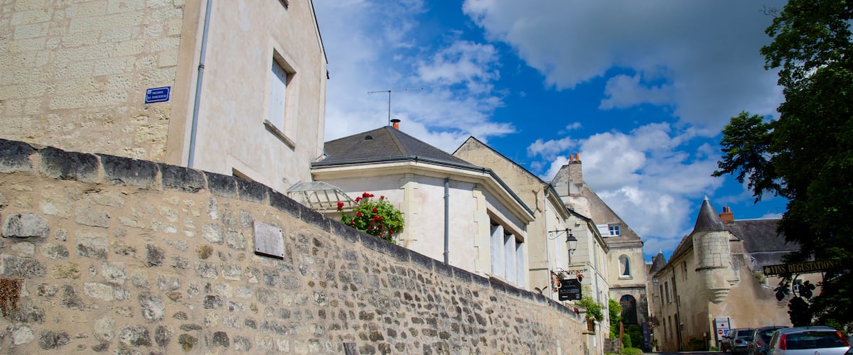 Indre-et-Loire toont een klein stadje of dorpje